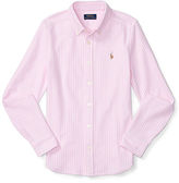 Thumbnail for your product : Ralph Lauren Striped Knit Oxford Shirt