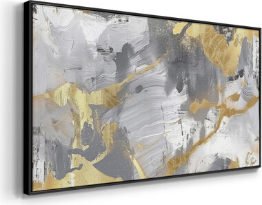 Lark Manor Abstract Series-DCCCXXX- Framed Gallery Wrapped Canvas -Ready to Hang