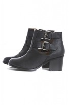 Thumbnail for your product : AX Paris Cut Out Buckle Ankle Boot