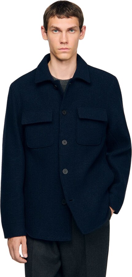 Sandro Virgin wool overshirt