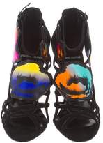 Thumbnail for your product : Pierre Hardy Floral Cage Sandals w/ Tags