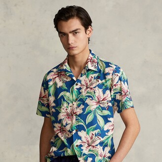 Ralph Lauren Classic Fit Floral-Print Camp Shirt - ShopStyle