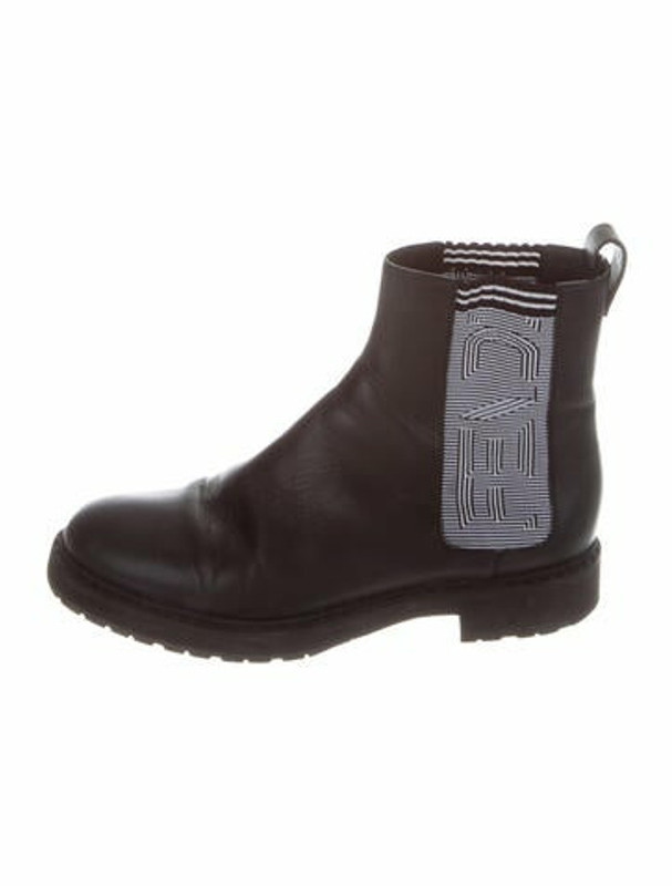 patterned chelsea boots