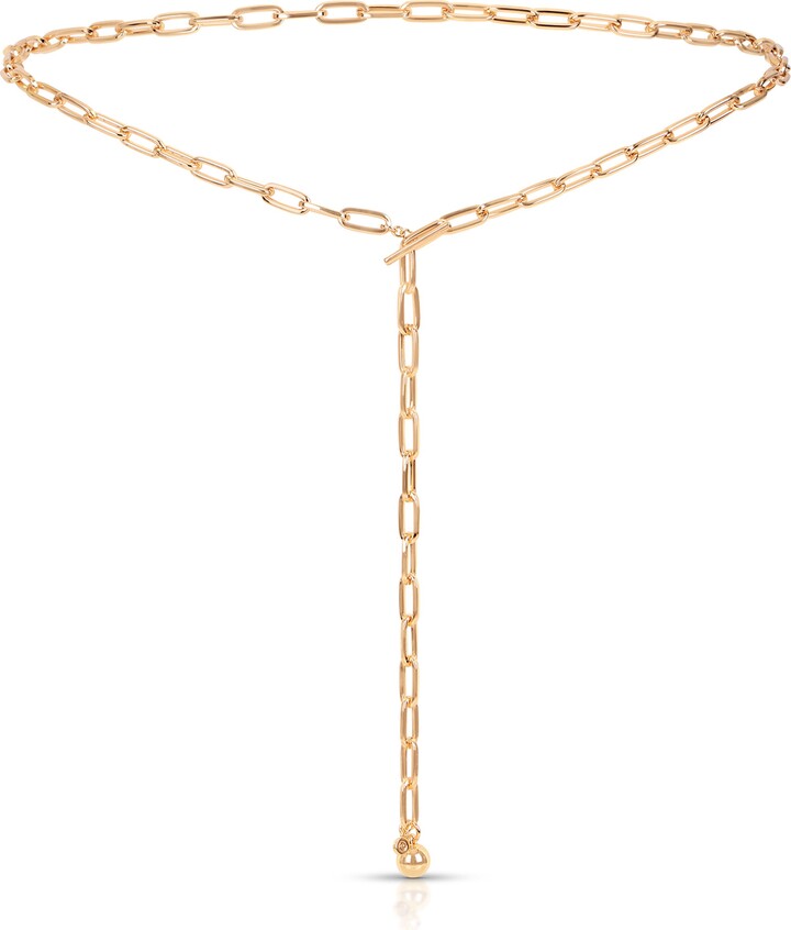 Ettika Paperclip Chain Belt