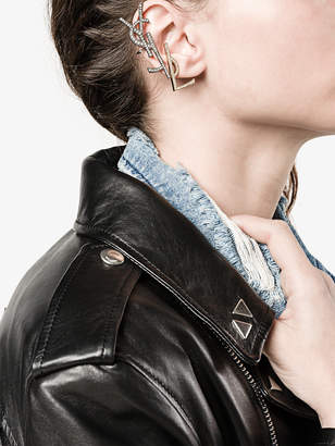 Saint Laurent logo earring set