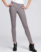 Thumbnail for your product : James Jeans Skinny Jeans - Slicked Coated in Mink Brown