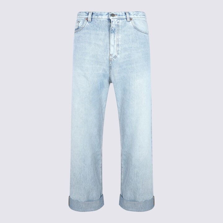 Light Blue Cotton Jeans
