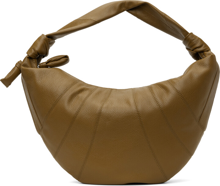 Lemaire Brown Fortune Croissant Bag