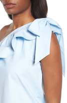 Thumbnail for your product : Vineyard Vines One-Shoulder Bow Top