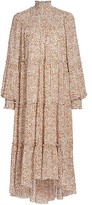 Thumbnail for your product : Cinq à Sept Rika Printed HIgh-Low Midi Dress