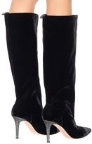 Thumbnail for your product : Gianvito Rossi Gloria velvet knee-high boots
