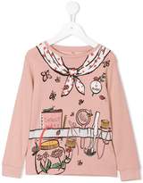 Thumbnail for your product : Stella McCartney Kids long-sleeve printed T-shirt