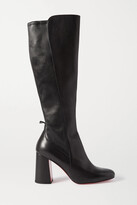 Thumbnail for your product : Christian Louboutin Kronobotte 85 Leather Knee Boots - Black