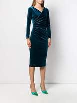 Thumbnail for your product : Chiara Boni Le Petite Robe Di velvet wrap style dress