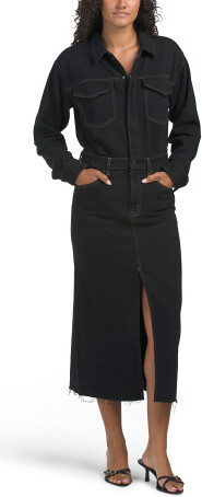 TJMAXX Amira Midi Dress For Women, Cotton