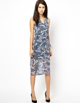 Thumbnail for your product : Warehouse Garden Floral Column Dress
