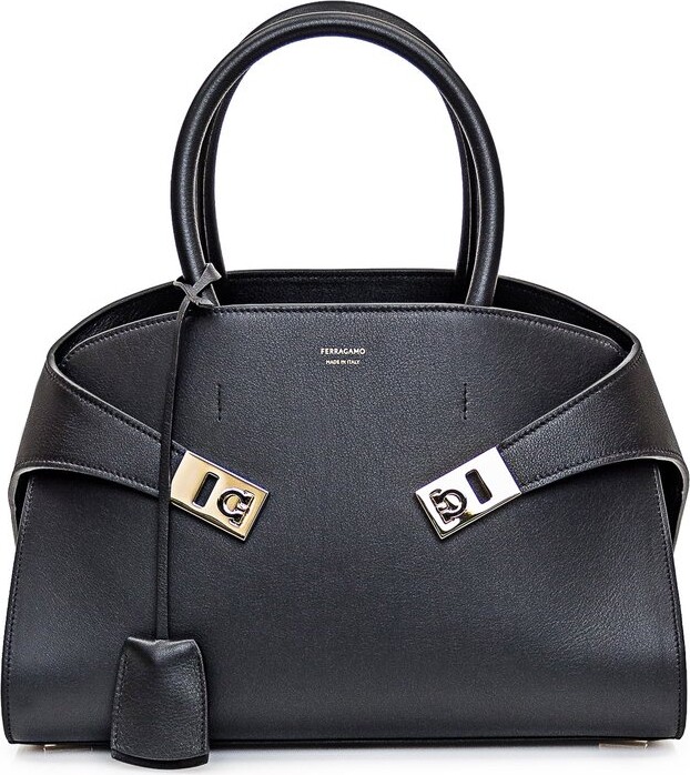 ハンドバッグ Ferragamo SMALL BICOLOR HUG HANDBAG Hug bicolor handbag (L) - Women | Ferragamo