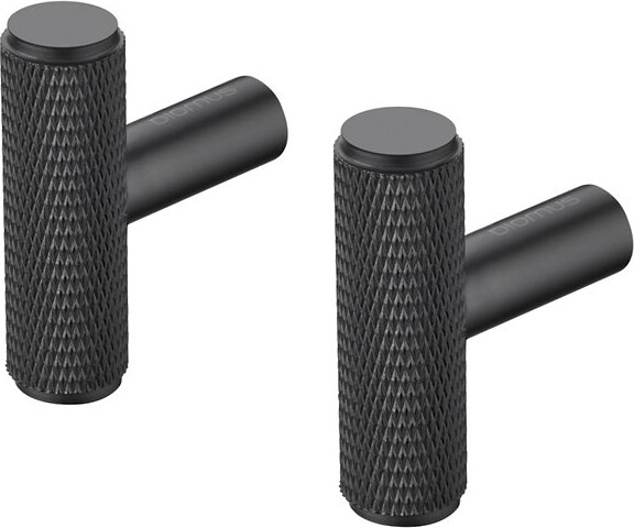 Blomus ROF Cylinder Wall Hooks, Set of 2 in Black