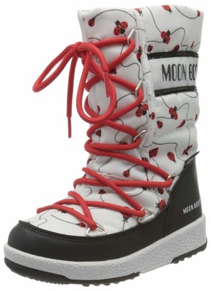 Moon Boot Moon-boot Men's Jr Girl Quilted Ladybug Wp Snow Boots