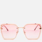 Thumbnail for your product : Jeepers Peepers Women's Square Frame Sunglasses - Pink