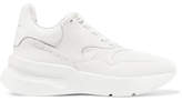 Thumbnail for your product : Alexander McQueen Leather Exaggerated-sole Sneakers