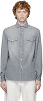 Thumbnail for your product : Brunello Cucinelli Denim Western Shirt