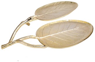 Classic Touch Leaf Shaped Relish Dish
