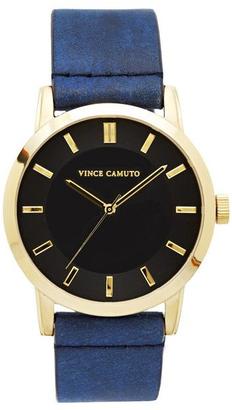 Vince Camuto The Sullivan Blue Leather Watch