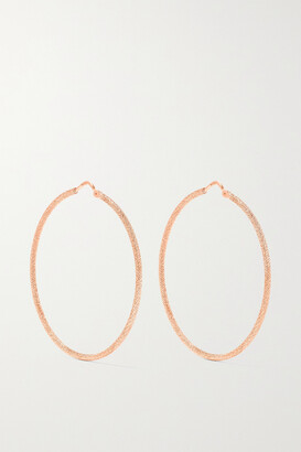 Carolina Bucci Mirador 18-karat Rose Gold Hoop Earrings - One size