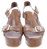 Thumbnail for your product : Roberto Del Carlo Leather Platform Sandals