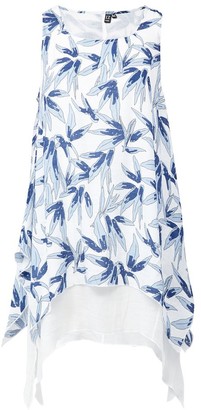 M&Co Izabel floral layered hem tunic