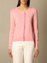 Thumbnail for your product : Liu Jo Crewneck Cardigan With Rouches