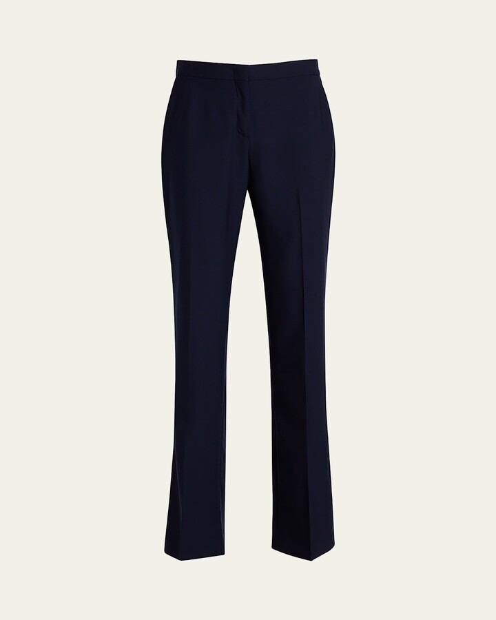 ANOTHER TOMORROW Merino Wool Classic Trousers