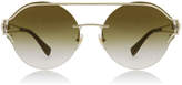 Versace VE2184 Sunglasses Pale Gold 