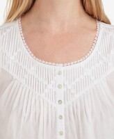 Thumbnail for your product : Eileen West Cotton Lace-Trim Short Nightgown