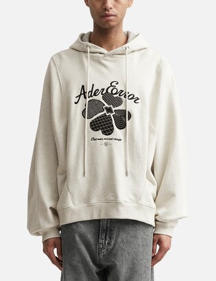 ★ADERERROR★ Tever logo hoodie Gray Ader Error Tever Logo Hoodie - ShopStyle