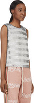 Thumbnail for your product : Ashish White Sequinned Tank Top