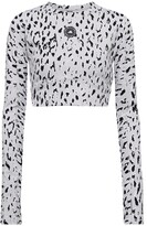 Thumbnail for your product : adidas by Stella McCartney TrueStrength printed crop top