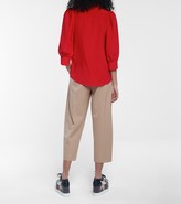 Thumbnail for your product : Stella McCartney Willow silk-crepe shirt