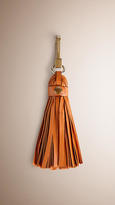 Thumbnail for your product : Burberry Leather Tassel Key Charm