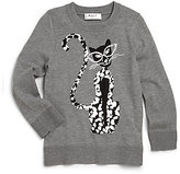 Thumbnail for your product : Milly Minis Girl's Cheetah Sweater