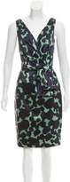 Thumbnail for your product : Lela Rose Wool-Blend Knee-Length Dress