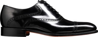 Barker Wilton Goodyear Welt Leather Oxford Shoes, Black