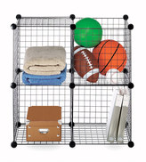 Thumbnail for your product : Whitmor Black Storage Cube - Set of Four