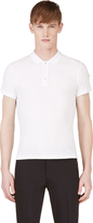 Thumbnail for your product : Moncler White Tri-Color Trim Classic Polo