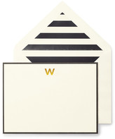 Thumbnail for your product : Kate Spade Monogram W Correspondence Cards - Set of 10