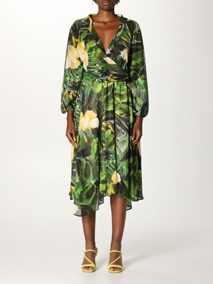 Liu Jo dress with botanical print - ShopStyle