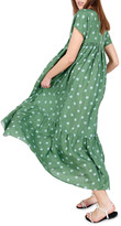 Thumbnail for your product : Whit Gillian Polka Dot Short-Sleeve Maxi Dress