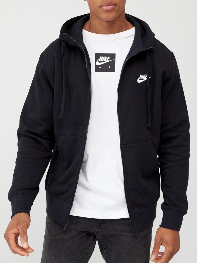 nike sportswear club fleece zip up
