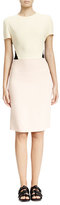 Thumbnail for your product : Stella McCartney Short-Sleeve Tri-Tone Colorblock Dress, Butter